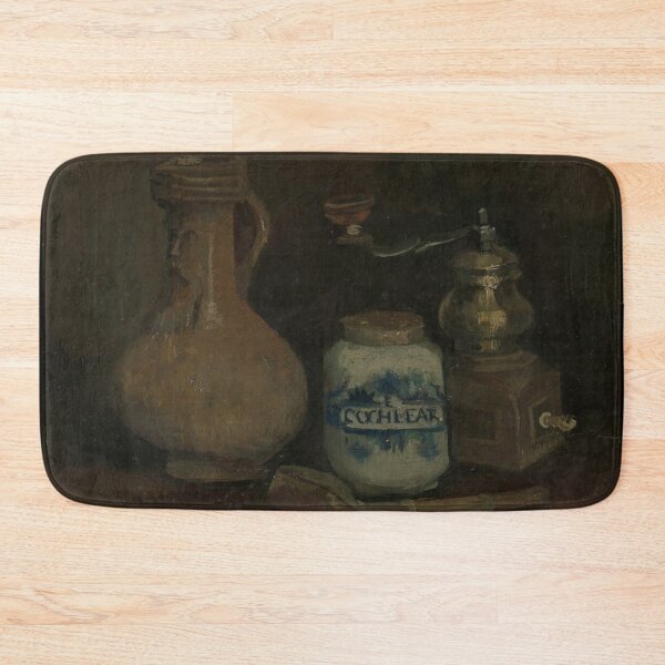 Item preview, Still Life With a Bearded Man Jar by Vincent van Gogh: Rustic Kitchen Poster designed and sold by artofuniverse.
