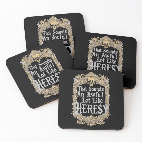 Item preview, Sounds Like Heresy, Funny Gaming, Videogamer Gift, Tabletop Wargame designed and sold by toongstudio.