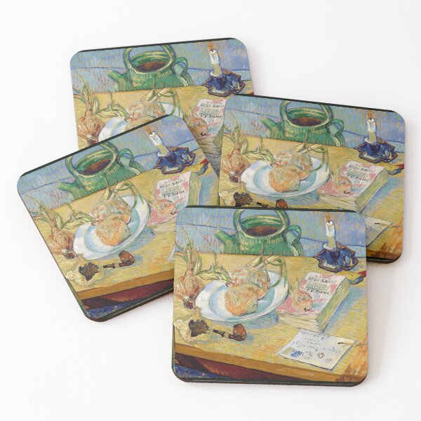 Item preview, Still Life With a Plate of Onions by Vincent van Gogh: Post Impressionist Poster designed and sold by artofuniverse.