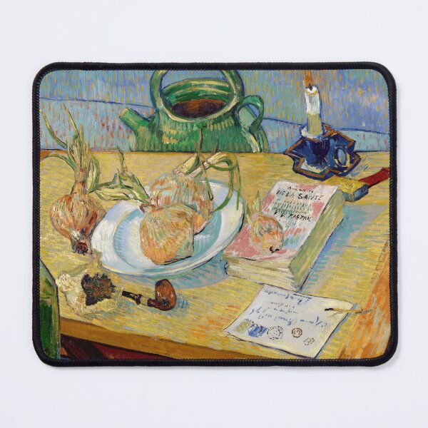 Item preview, Still Life With a Plate of Onions by Vincent van Gogh: Post Impressionist Poster designed and sold by artofuniverse.