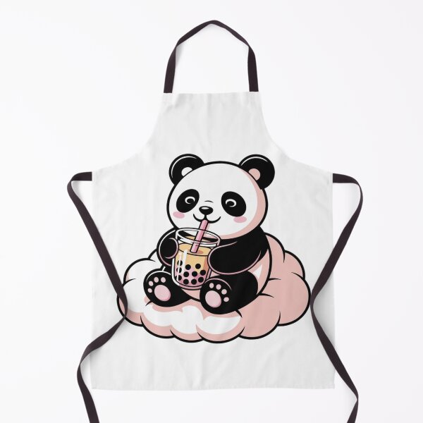 Artikelvorschau, Panda im Anime-Stil trinkt Bubble Tea entworfen und verkauft von MiloszLitwin.