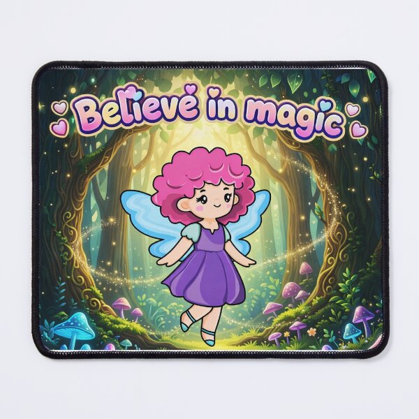 Item preview, Believe in Magic – Kawaii Fairy Fantasy Art designed and sold by hobikeyfimartdijital.