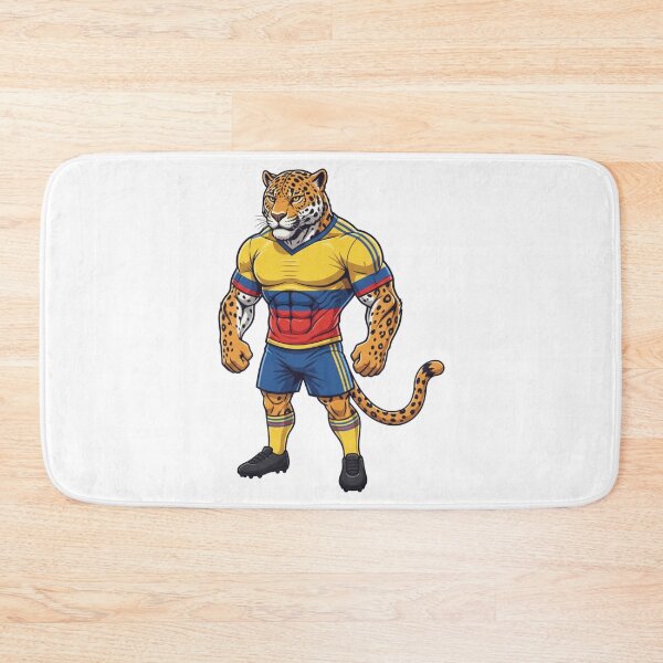Item preview, Powerful Colombian Jaguar Football Mascot 2026 designed and sold by ArtByKatti.