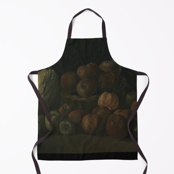 Item preview, Still Life With Apples and Pumpkins by Vincent van Gogh: Dark Rustic Still Life designed and sold by artofuniverse.