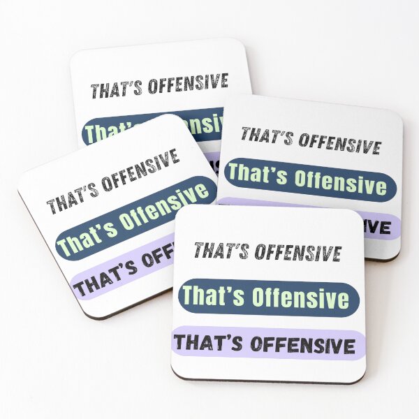 Item preview, That's Offensive Funny Sarcastic Text Banners designed and sold by THMKagutsuchi.