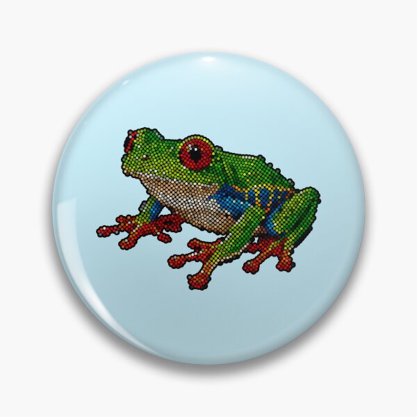 Item preview, Tree Frog Dot Art Mosaic designed and sold by MSBM Designs.