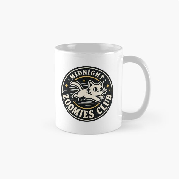 Item preview, Midnight Zoomies Club – Funny Cat designed and sold by EastEndTownie.