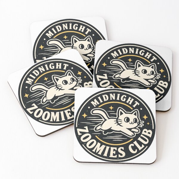 Item preview, Midnight Zoomies Club – Funny Cat designed and sold by EastEndTownie.