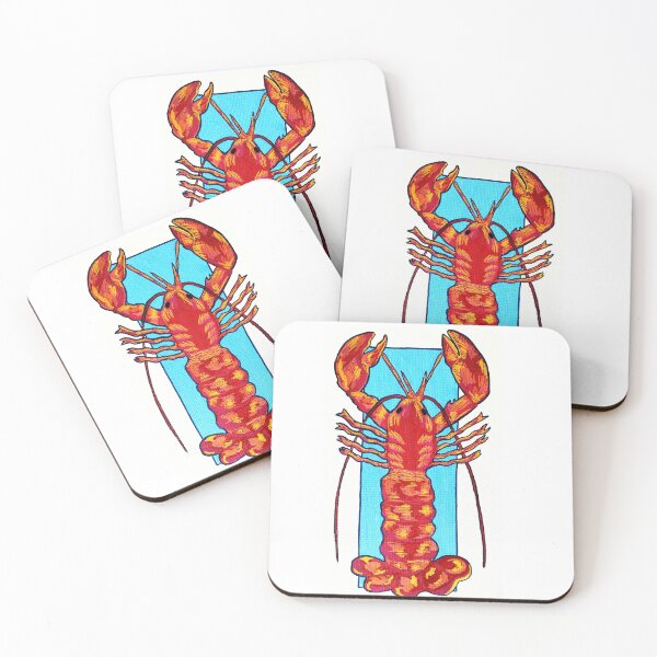 Item preview, Red Funky Lobster  designed and sold by Ediffmakesart.