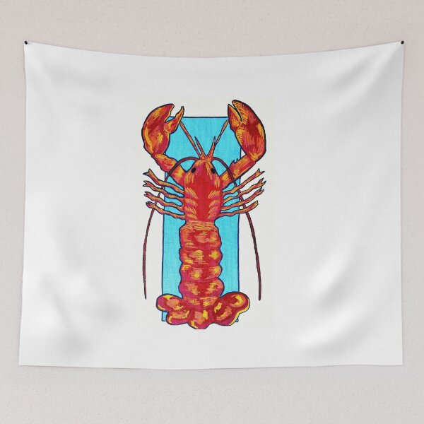 Item preview, Red Funky Lobster  designed and sold by Ediffmakesart.