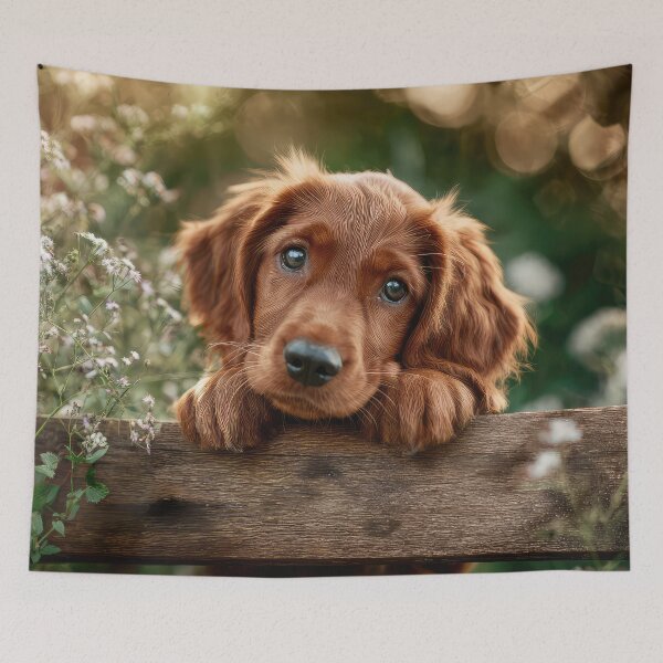 Item preview, Cute Irish Setter Puppy designed and sold by Elisabeth Lucas.
