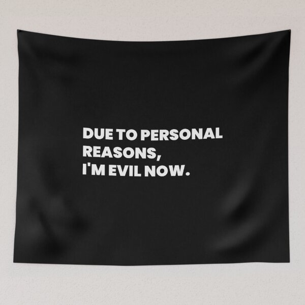 Item preview, I'm EVIL Now. designed and sold by SlayPOPShop.