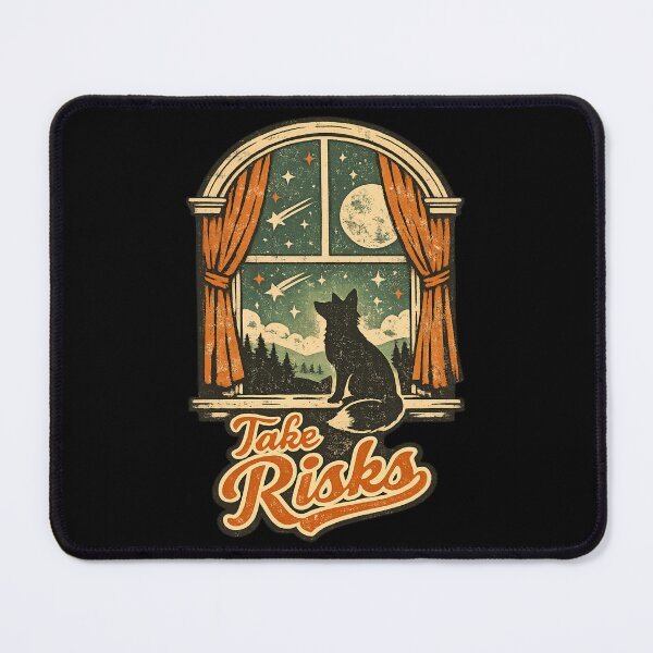 Item preview, Take Risks – Vintage Night Sky fox designed and sold by SidTastic .
