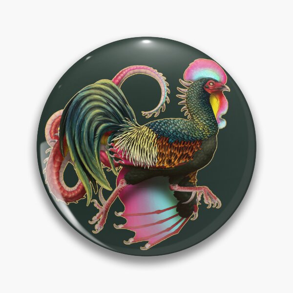 Item preview, Green Junglefowl Cockatrice designed and sold by Duck_in_a_bucket.