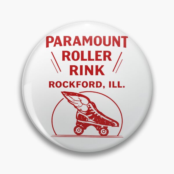 Item preview, Paramount Skating Rink Rockford Illinois Roller Skating Rink Sticker Decal Label Design 3 designed and sold by tislord.