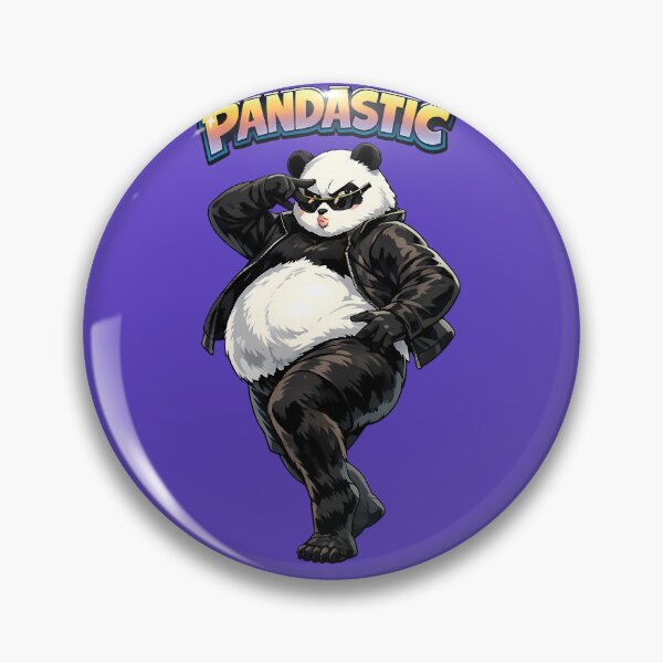 Item preview, Anime Panda Action Cartoon Design, Panda Character in Manga Style with Dynamic Pose designed and sold by AuraloomAtelier.