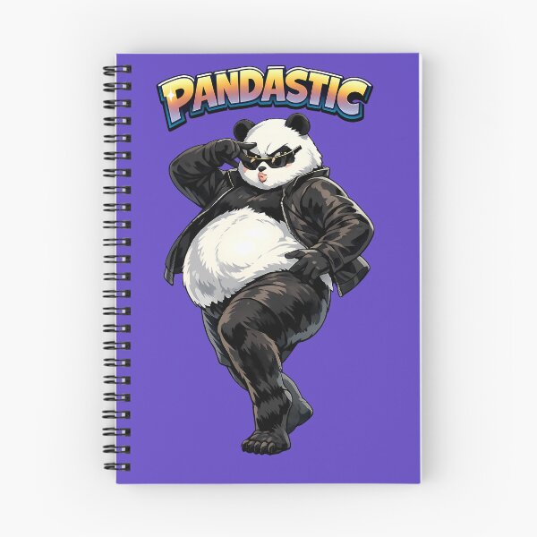 Item preview, Anime Panda Action Cartoon Design, Panda Character in Manga Style with Dynamic Pose designed and sold by AuraloomAtelier.