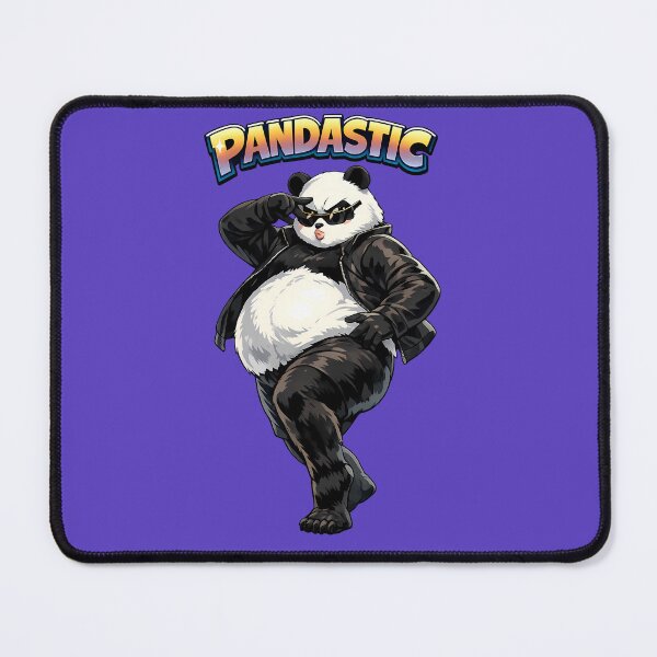 Item preview, Anime Panda Action Cartoon Design, Panda Character in Manga Style with Dynamic Pose designed and sold by AuraloomAtelier.