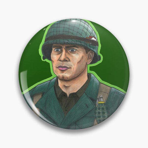 Artikelvorschau, Amerikanischer Soldat im Zweiten Weltkrieg entworfen und verkauft von BlackMarkerArt.