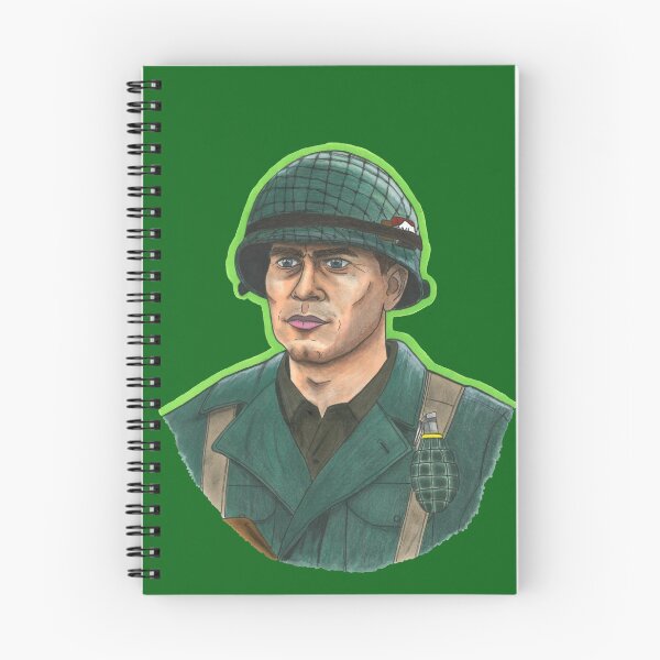 Artikelvorschau, Amerikanischer Soldat im Zweiten Weltkrieg entworfen und verkauft von BlackMarkerArt.