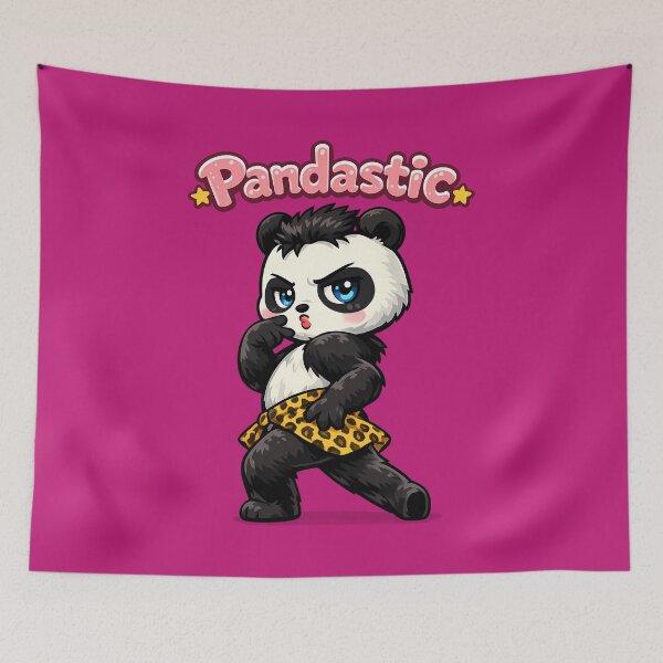 Item preview, Cute Panda Kawaii Cartoon Design, Adorable Panda Character with Soft and Happy Vibe designed and sold by AuraloomAtelier.