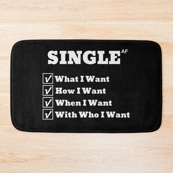 Item preview, Single AF What I Want How I Want designed and sold by Rosemarie Guieb Designs.