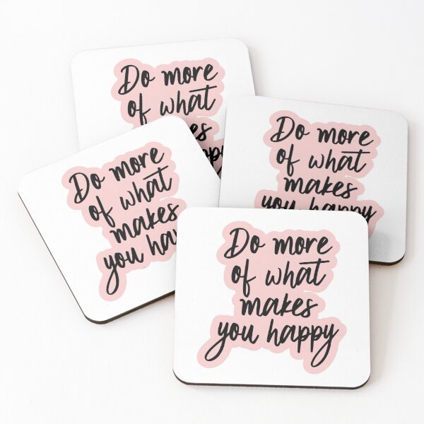 Item preview, Do More Of What Makes You Happy - Soft Pastel Pink Aesthetic designed and sold by GozdeSoftChaos.