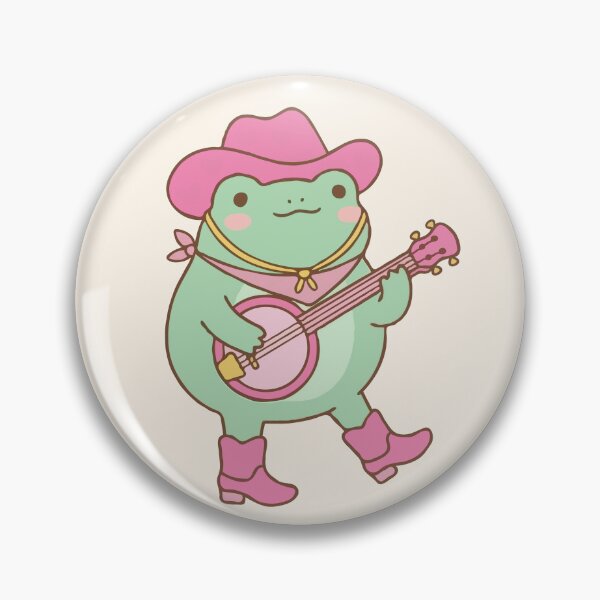 Item preview, The Pink Cowboy Frog designed and sold by Gkinoki.
