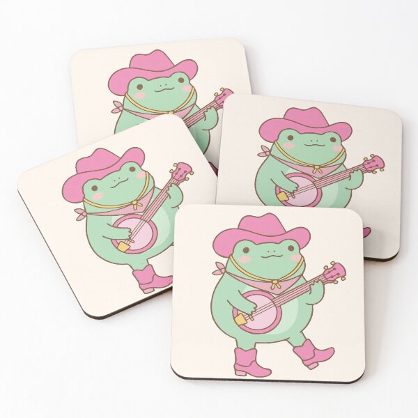 Item preview, The Pink Cowboy Frog designed and sold by Gkinoki.