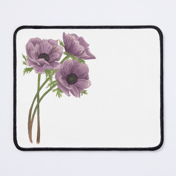 Item preview, Purple Anemone Flower  designed and sold by NaughtyFlorals.