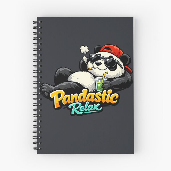 Item preview, Diseño divertido de dibujos animados de Chill Panda, Panda relajado, Ilustración de personaje con vibras frescas y perezosas designed and sold by AuraloomAtelier.