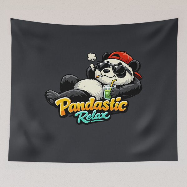 Item preview, Chill Panda Funny Cartoon Design, Relax Mood Panda, Cool Lazy Vibe Character Illustration designed and sold by AuraloomAtelier.