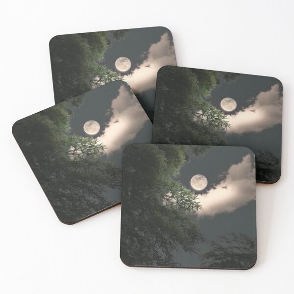 Item preview, Moonlight Whispers: Full Moon through Bamboo Leaves designed and sold by GUINewAlex.