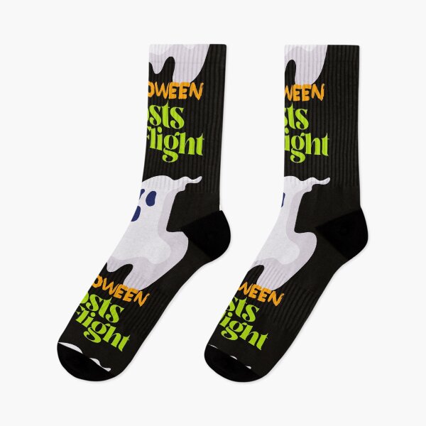 Item preview,  On Halloween Night, the Ghosts Take Flight-Bright Green version designed and sold by Novel Works Studio.