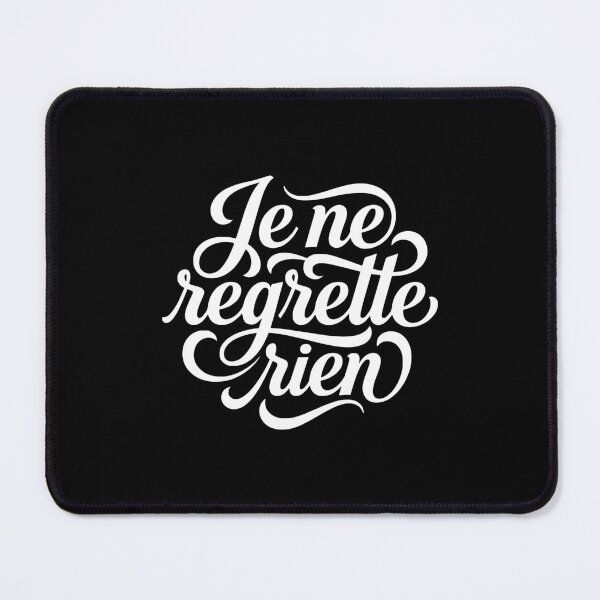 Item preview, Je ne regrette rien French No Regrets Quote designed and sold by AntiqueImages.