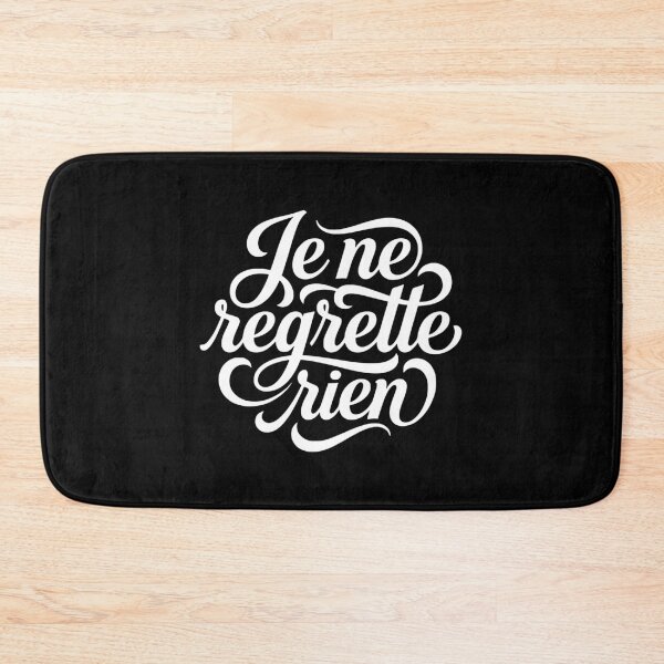 Item preview, Je ne regrette rien French No Regrets Quote designed and sold by AntiqueImages.