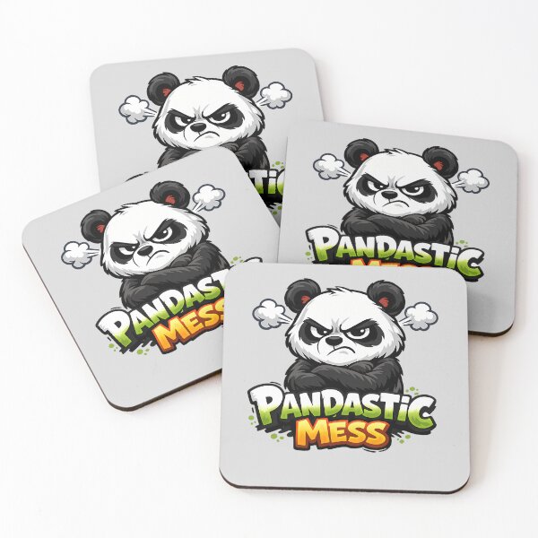 Item preview, Angry Panda Funny Cartoon Design, Mess Mood Panda, Chaos Emotion Character, Relatable Mood Illustration designed and sold by AuraloomAtelier.