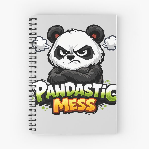 Item preview, Angry Panda Funny Cartoon Design, Mess Mood Panda, Chaos Emotion Character, Relatable Mood Illustration designed and sold by AuraloomAtelier.