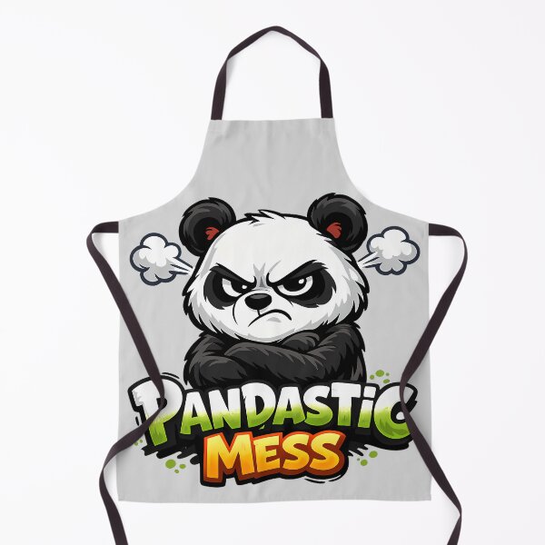 Item preview, Angry Panda Funny Cartoon Design, Mess Mood Panda, Chaos Emotion Character, Relatable Mood Illustration designed and sold by AuraloomAtelier.