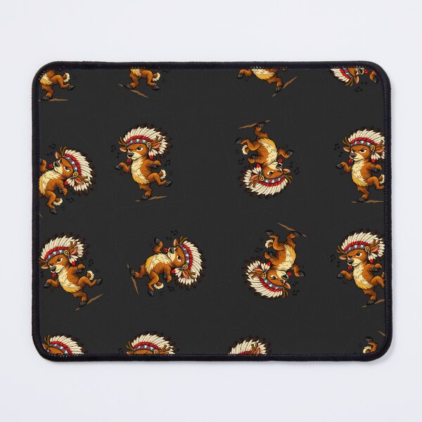 Item preview, Rain Deer Dancing Pattern – Cute Reindeer Cartoon All-Over Design designed and sold by AuraloomAtelier.