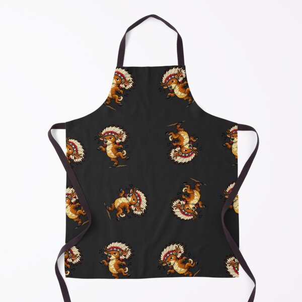 Item preview, Rain Deer Dancing Pattern – Cute Reindeer Cartoon All-Over Design designed and sold by AuraloomAtelier.