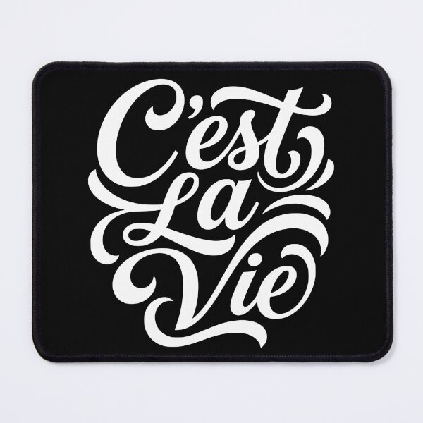 Item preview, C'est La Vie French Saying Such is Life designed and sold by AntiqueImages.