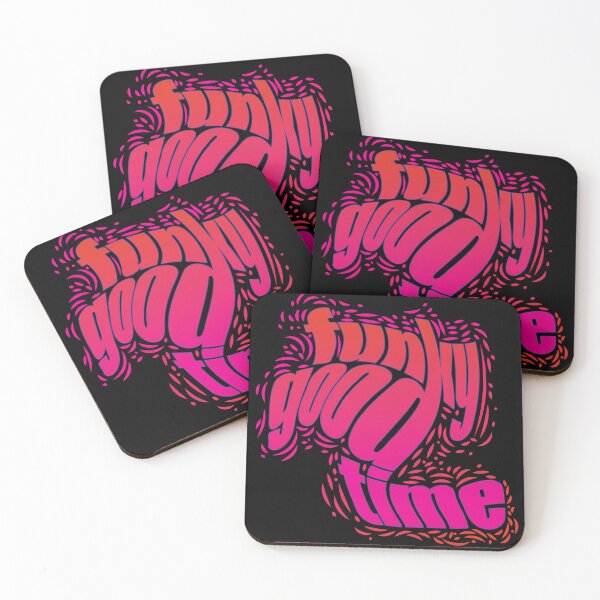Item preview, Funky Good Time Groovy Wavy Lettering designed and sold by wickedpretty.