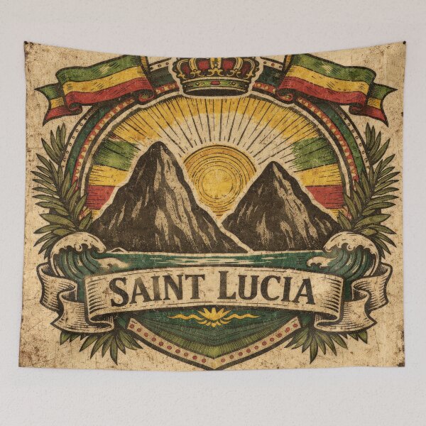 Item preview, Rasta Sun SAINT LUCIA designed and sold by scicilysimonee.