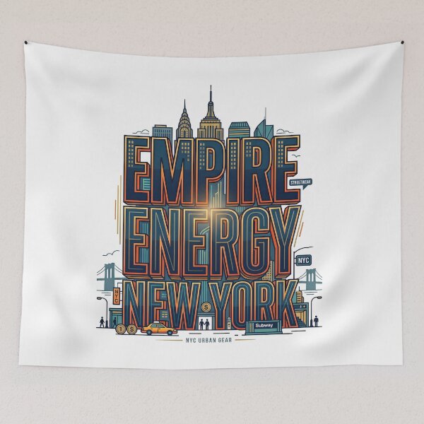 Item preview, new york skyline, nyc skyline, new york city, skyline art, new york illustration designed and sold by TrueArtVibes.