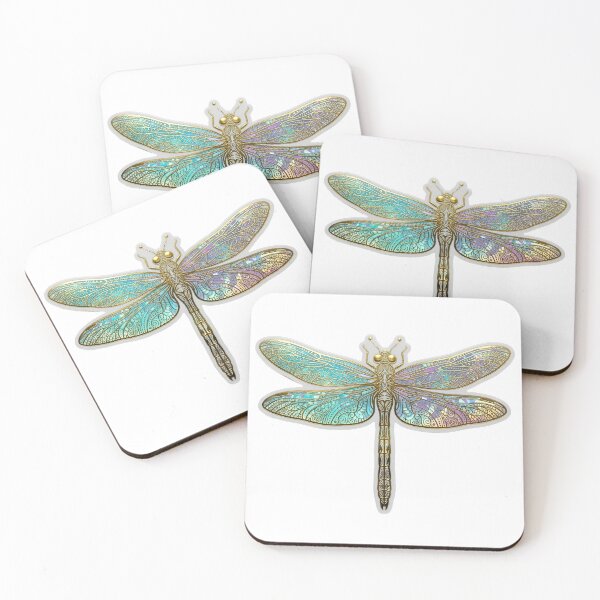 Item preview, Gold & Lilac Iridescent Dragonfly Decal - Nature's Delicate Art designed and sold by 21 Tulips.