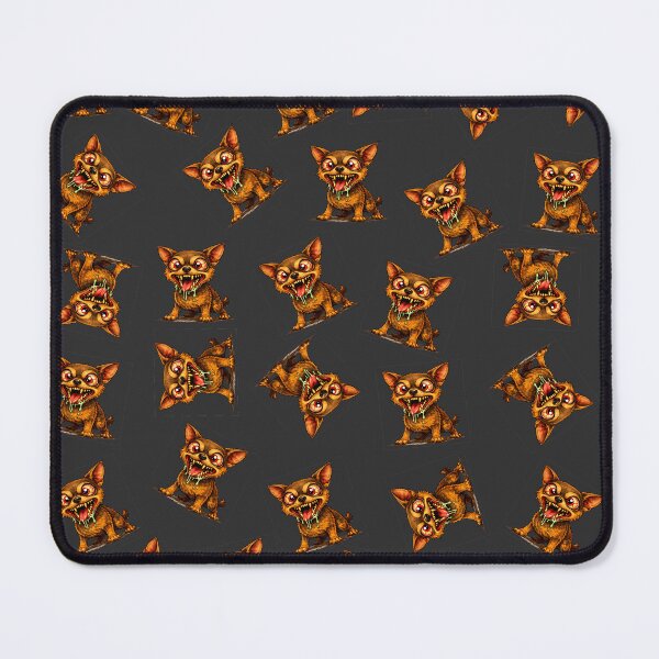 Item preview, Horror Dog Pattern – Creepy Cute Aggressive Puppy Repeat Design designed and sold by AuraloomAtelier.