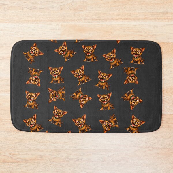 Item preview, Horror Dog Pattern – Creepy Cute Aggressive Puppy Repeat Design designed and sold by AuraloomAtelier.