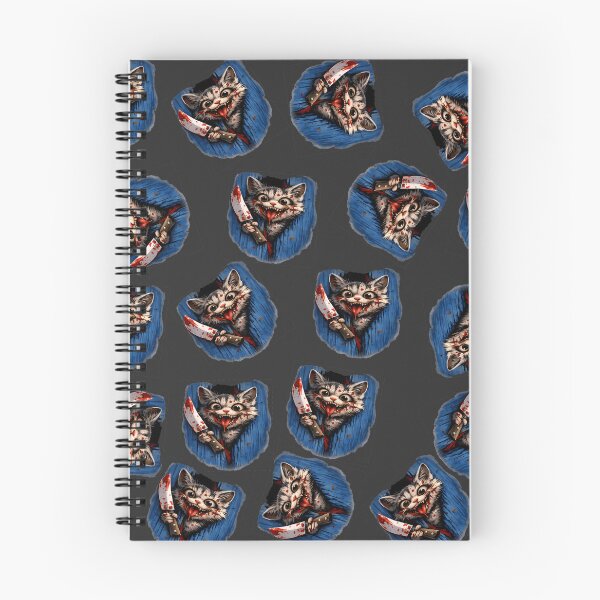 Item preview, Horror Cat Pattern – Creepy Cute Bloody Kitten Repeat Design designed and sold by AuraloomAtelier.