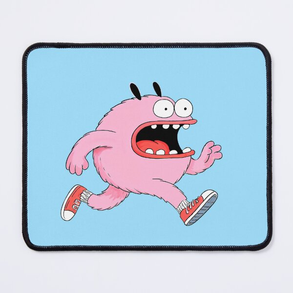 Item preview, running pink monster designed and sold by Mike Kiev art.